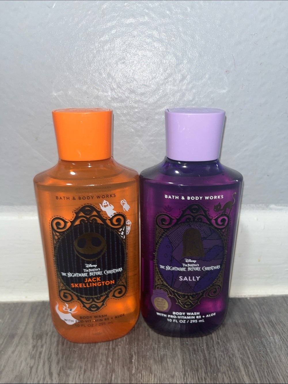 Bath & Body Works Nightmare Before Christmas Jack & Sally Body Wash Set